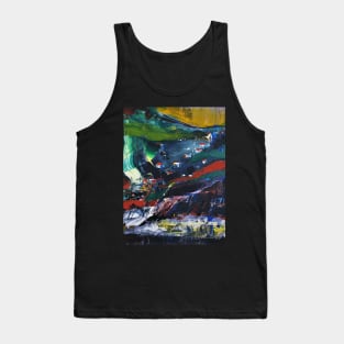 Abstract Landscape Lliving on an Island 184 Tank Top